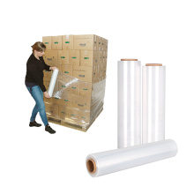 Pack gegossenes Polyethylen PE Stretchfolie Großhandelspreis PE Kunststoffpalettenverpackung Stretchfolie